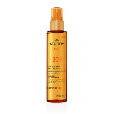 Nuxe SUN Tanning Oil Face-Body High Protection SPF30 150ml