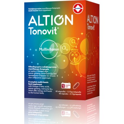 Altion Tonovit Multivitamin Πολυβιταμινούχο Συμπλήρωμα Διατροφής 40 caps