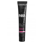 Curaprox Black Is White Καθημερινή λευκαντική οδοντόπαστα με ενεργό άνθρακα 90ml
