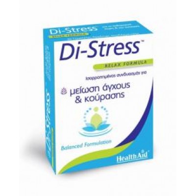 Health Aid Di-stress Συμπλήρωμα διατροφής για μείωση άγχους και κούρασης 30tbs