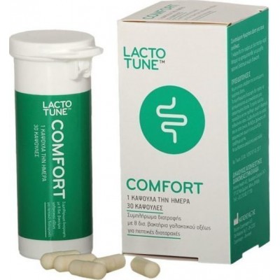 Innovis Health Lactotune Comfort Συμπλήρωμα Διατροφής Προβιοτικών, Πρεβιοτικών Για Πεπτικές Διαταραχές 30caps