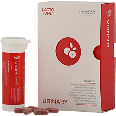 Innovis Health Lactotune Urinary Συμπλήρωμα Διατροφής Για Την Ηγεία Του Ουροποιητικού 30caps