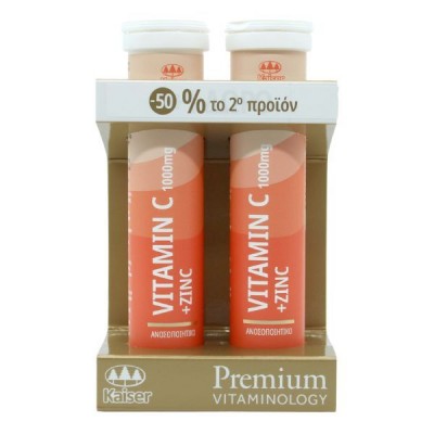 Kaiser Premium Vitaminology Vitamin C & Zinc 2x20 Eff.tbs