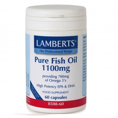 Lamberts Pure fish oil Ιχθυέλαιο 1100ml 60caps