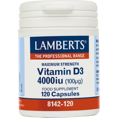 Lamberts Vitamin D3 4000IU 100μg 120caps