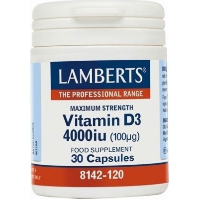 Lamberts Vitamin D3 4000IU 100μg 30caps