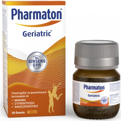 Pharmaton Geriatric με Ginseng G115 30tbs