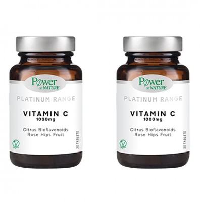Power Of Nature Platinum Range Vitamin C 1000mg 2x30caps