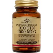 Solgar Enchanced Potency Biotin 1000mcg 50 φυτικές κάψουλες