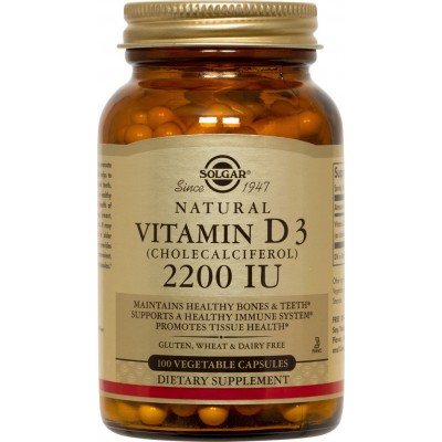 Solgar Vitamin D3 2200IU 100caps