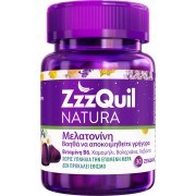 ZzzQuil Natura Συπλήρωμα Διατροφής με Μελατονίνη 30 ζελεδάκια