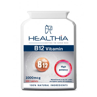 Healthia Vitamin B12 1000mcg 100tbs