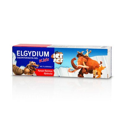 Elgydium Kids Tootpaste 1000PPM Φράουλα 50ml