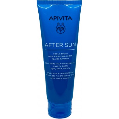 Apivita After Sun Cool & Smooth Face & Body Gel Cream 200ml