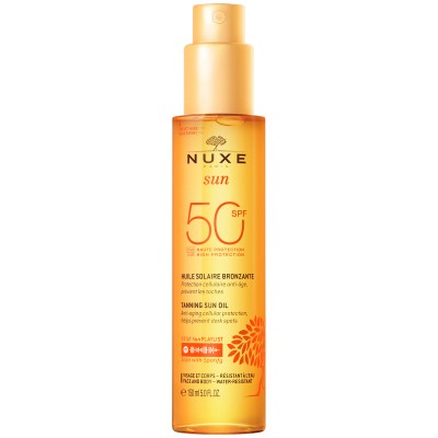 Nuxe SUN Tanning Oil Face & Body SPF50 150ml