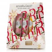 Roger & Gallet Rose, Gingembre Rouge & Bois D'Orange Hand Creams 3x30ml