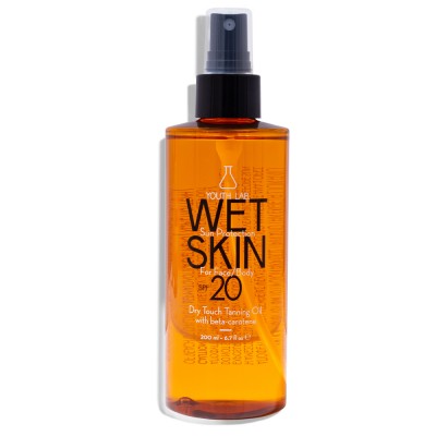 Youth Lab Wet Skin SPF20 Dry Touch Tanning Oil Face & Body 200ml