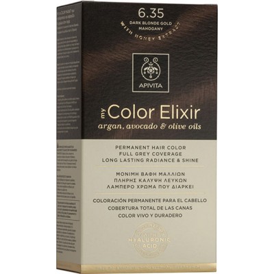 Apivita My Color Elixir 6.35 Ξανθό Σκούρο Μελί Μαόνι