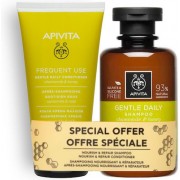 Apivita Frequent Use Shampoo 250ml & Conditioner 150ml