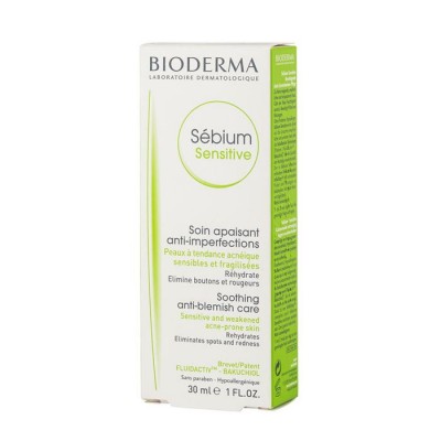 Bioderma Sebium Sensitive Kρέμα για ακνεικό, εύθραυστο και ευαίσθητο δέρμα 30ml