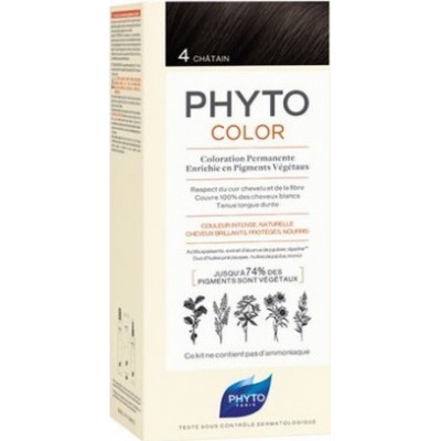 Phyto Phytocolor Μόνιμη Βαφή Μαλλιών 4.0 Καστανό