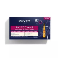 Phyto Phytocyane Θεραπεία Κατά της Γυναικείας Αντιδραστικής Τριχόπτωσης 12ampx5ml